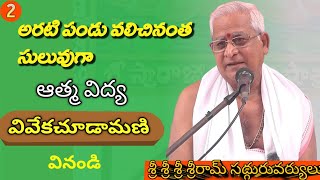 వివేకచూడామణి||శ్రీ శ్రీ శ్రీ శ్రీరామ్ సద్గురువర్యుల  ఆత్మ విచారణ||శ్రీ స్వారాజ్య బ్రహ్మనిష్ఠాశ్రమం||