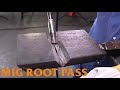 MIG Root Pass | 1” Plate #shorts