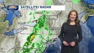 Watch: Mild air follows overnight rain