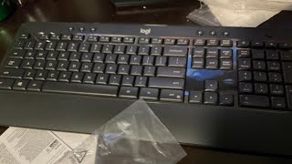 New Logitech ultra quiet keyboard and mouse