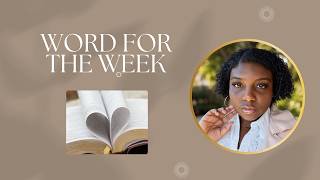 W4: Word For The Week- This Chapter Has Been Checking Me Since 4th Grade