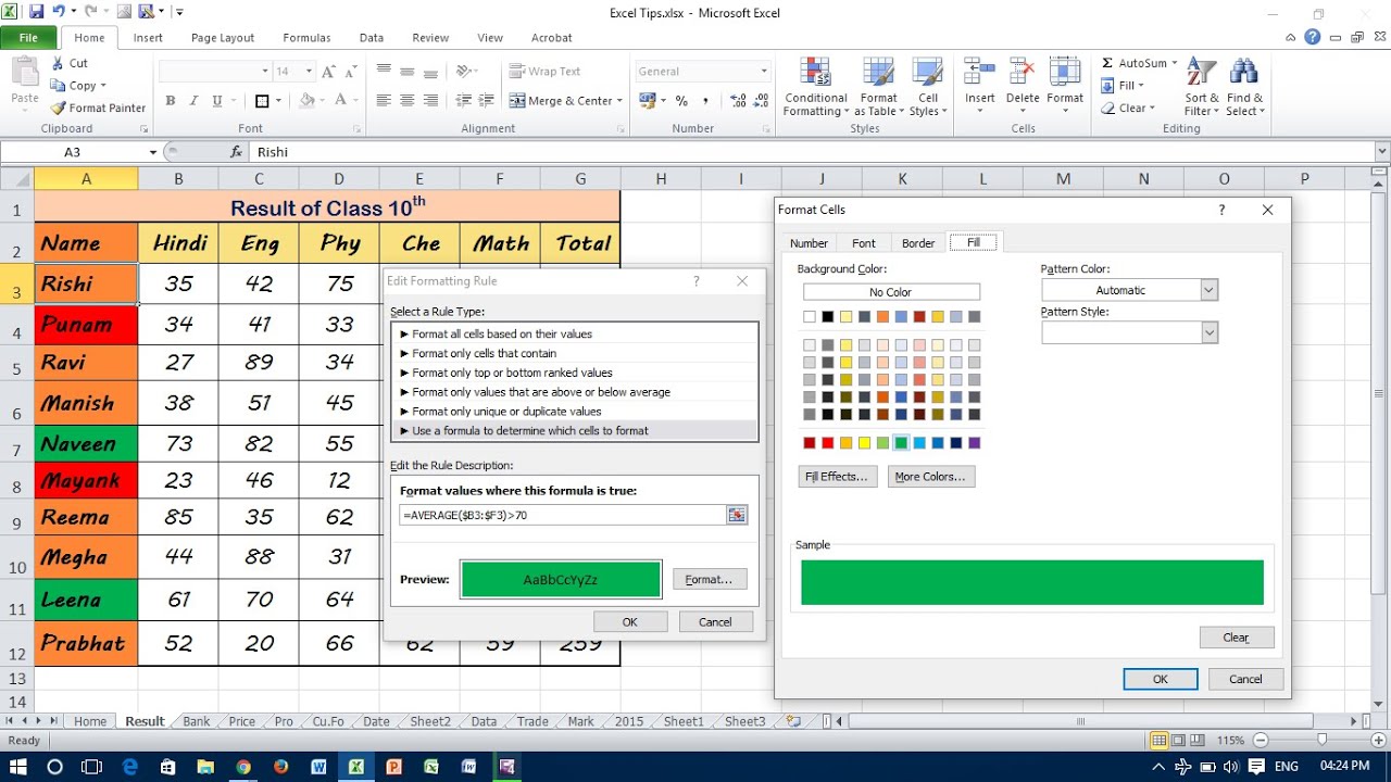 Excel Conditional Formatting Formula Customguide Riset Excel Conditional Formatting Formula Customguide Riset