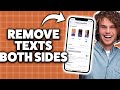 How To Delete Messages On iPhone From Both Sides 2026 (Step-By-Step Tutorial)