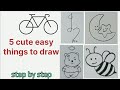 cute easy drawing | easy things to draw #cute