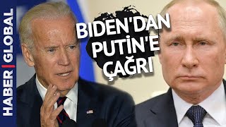 ABD ile Rusya Arasında 'Ukrayna' Görüşmesi! Biden'dan Putin'e Flaş Çağrı! Gözler Kremlin'e Çevrildi