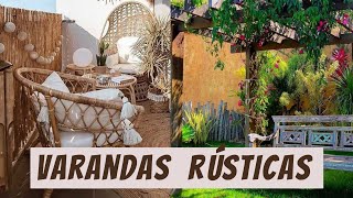 38 MODELOS DE VARANDAS RUSTICAS PARA VOCE SE INSPIRAR.