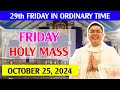 ✅FRIDAY FILIPINO LIVE MASS TODAY ONLINE II OCTOBER 25, 2024 II FR. JOWEL JOMARSUS GATUS