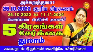 Thulam 25.10.2022 சூரியகிரகணம் 5கிரகசேர்க்கை அச்சுறுத்துமா? வெளியானஅதிர்ச்சிதகவல்! #kadavularultv