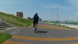 2021.3.27 Tokyo Arakawa spring ride 6(video test) Akaso Brave 7LE 4K30fps