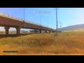 train ride israel railways jezreel valley railway haifa afula 4k רכבת ישראל רכבת העמק חיפה עפולה