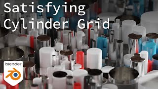 How To Make A Cylinder Grid Procedurally || Blender 2.90