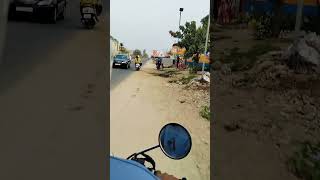 ទេសភាពតាមដងផ្លូវនៅជនបទ Rural street scene in Cambodia #shortvideo #art