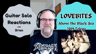 GUITAR SOLO REACTIONS ~ LOVEBITES ~ Above the Black Sea ~ 2019 Tokyo