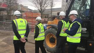 CEO visits Macmillan NGS palliative care unit site