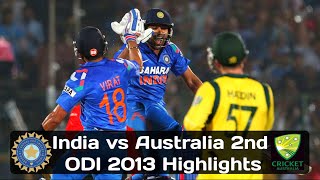 India vs Australia 2nd ODI 2013 at Jaipur