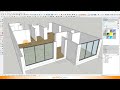 how to make 3d floor plan in sketchup sketchup tutorial