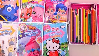 Speed Coloring Trolls, Hello Kitty | Toys and Dolls Activities for Children | Sniffycat