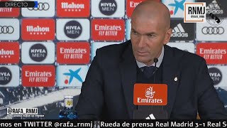 Rueda de prensa de ZIDANE post Real Madrid 3-1 Real Sociedad (23/11/2019)