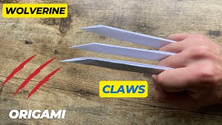 Easy Paper Wolverine Claws Origami Tutorial | Wolverine Claws - Unleash Your Inner Mutant! X-MEN