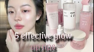 5 Effective glow up tips in less then 5 minutes #glowup #beauty