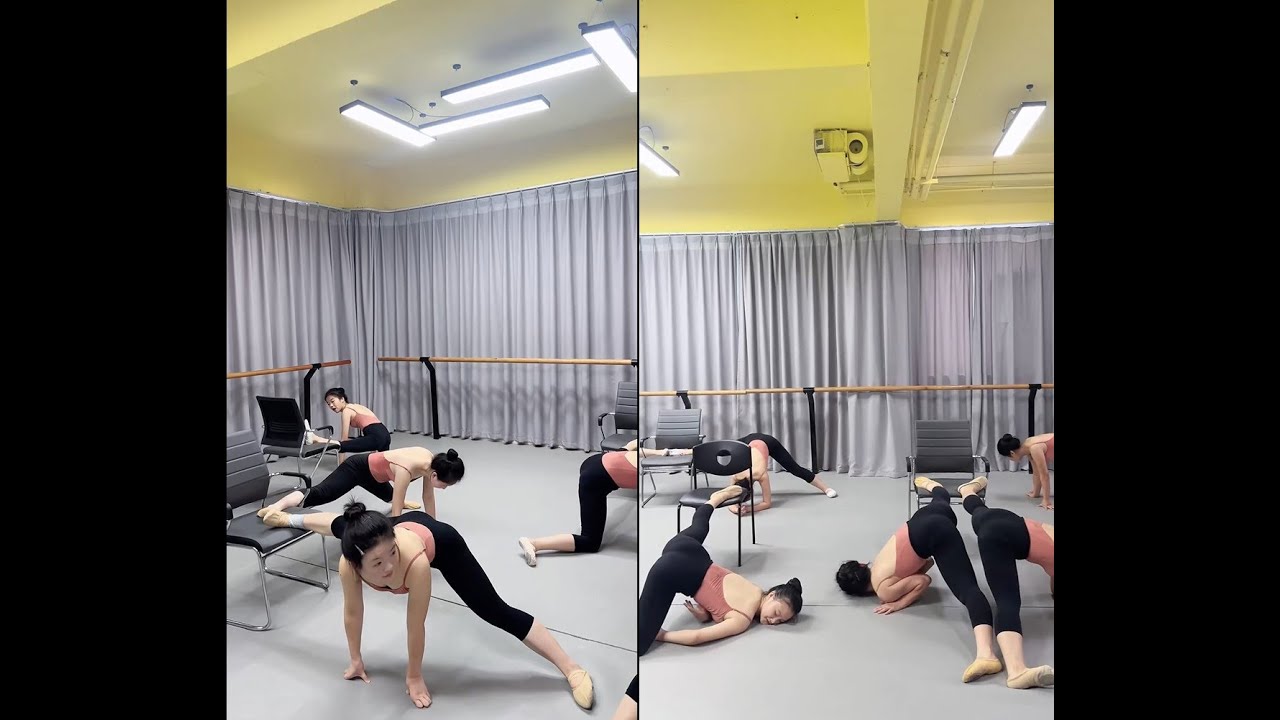 Dance Student Flexibility Training Youtube