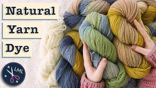 Natural Yarn Dye Extravaganza - 5 Magical Colours: ALL FROM GATHERED PLANTS | Last Minute Laura