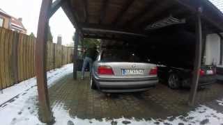 BMW e38 740i Straight pipes / cold start