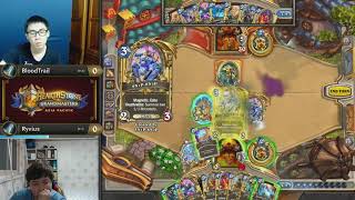 BloodTrail vs Ryvius - Hearthstone Grandmasters Asia-Pacific S2 2019 - Week 2