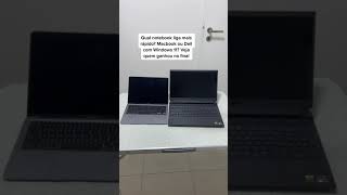 Qual notebook liga mais rápido? Macbook Air ou Dell G15?