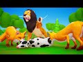 animal love crazy bison vs funny lion wild life funny animals comedy cartoons