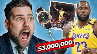 Watch Expert Reacts to LeBron James' $3,000,000 Watch Collection