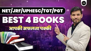 Best 4 Books For NET/JRF/UPHESC/TGT/PGT || BEST 4 BOOKS FOR SUCCESS || HINDI BY RAM MISHRA SIR