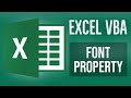 Excel VBA Tutorial for Beginners 8 - Excel VBA Fonts | Excel VBA Font Property