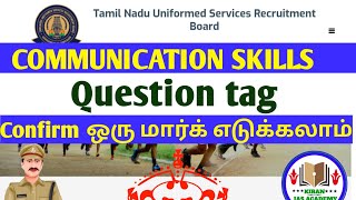 Tnusrb Si 2025. communication skills #questiontag #question tag