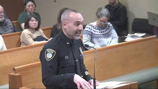 Crime Statistics Update by Police Chief Ryan Peters