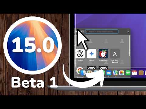 macOS 15 Beta 1 – What’s new?