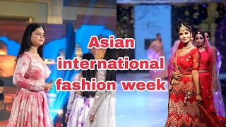 Asian international fashion week  2024 || Fashion show runaway || Fashion show Modling