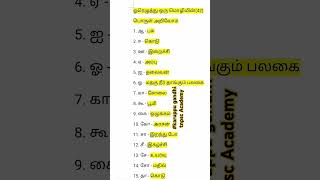 #ஓரெழுத்து ஒருமொழி (42) part 1 #தமிழ்  # TNPSC group 4#TNPSC group 2