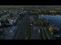 mikkeli finland 4k aerial footage