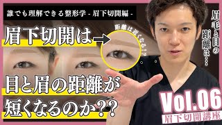 眉下切開で後悔!?【誰でも理解できる眉下切開# 06】眉下切開で眉毛と目の距離は近くなりすぎてしまう！？【ゼティス】#ZetithBeautyClinic #眉下切開