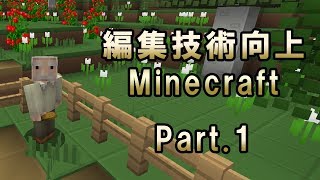 【字幕実況】編集技術向上　マインクラフト Part.1