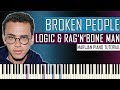 How To Play: Logic & Rag'n'Bone Man - Broken People - Bright Soundtrack | Piano Tutorial