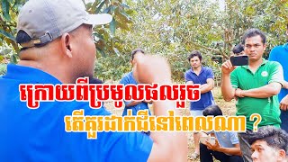 ដាក់ជីពេលណាលើដំណាំទុរេន