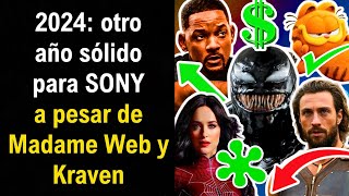 El solido 2024 de Sony: FRACASOS ÉPICOS de Madame Web y Kraven, ÉXITOS de Venom 3, Garfield y más.