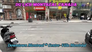 Du lịch Montréal CANADA|Thành phố ngầm lớn nhất thế giới tại Downtown Montreal 4K