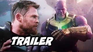 Avengers Infinity War Scene - Thanos Infinity Gauntlet and Odin's Gauntlet Explained