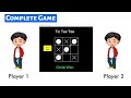 Tic Tac Toe Complete Game