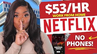 5 Work From Home Jobs (NO DEGREE NO PHONES ) | Netflix Remote Jobs 2023
