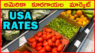 🛒 అమెరికా కూరగాయల మార్కెట్ చూడండి |Indian Grocery & Vegitable Prices in USA || Telugu Vlogs From USA