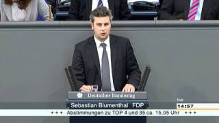 Sebastian Blumenthal MdB (FDP): 130. Sitzung vom 29.09.2011